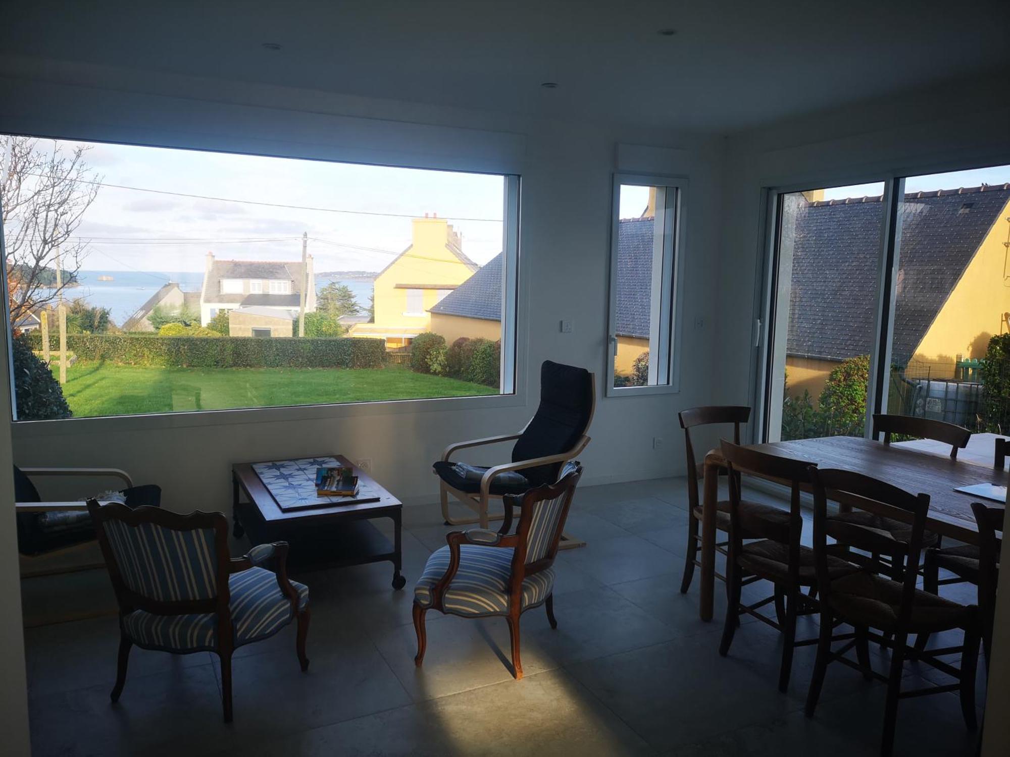 Maison Vue Sur Mer Avec Jardin Carantec Extérieur photo