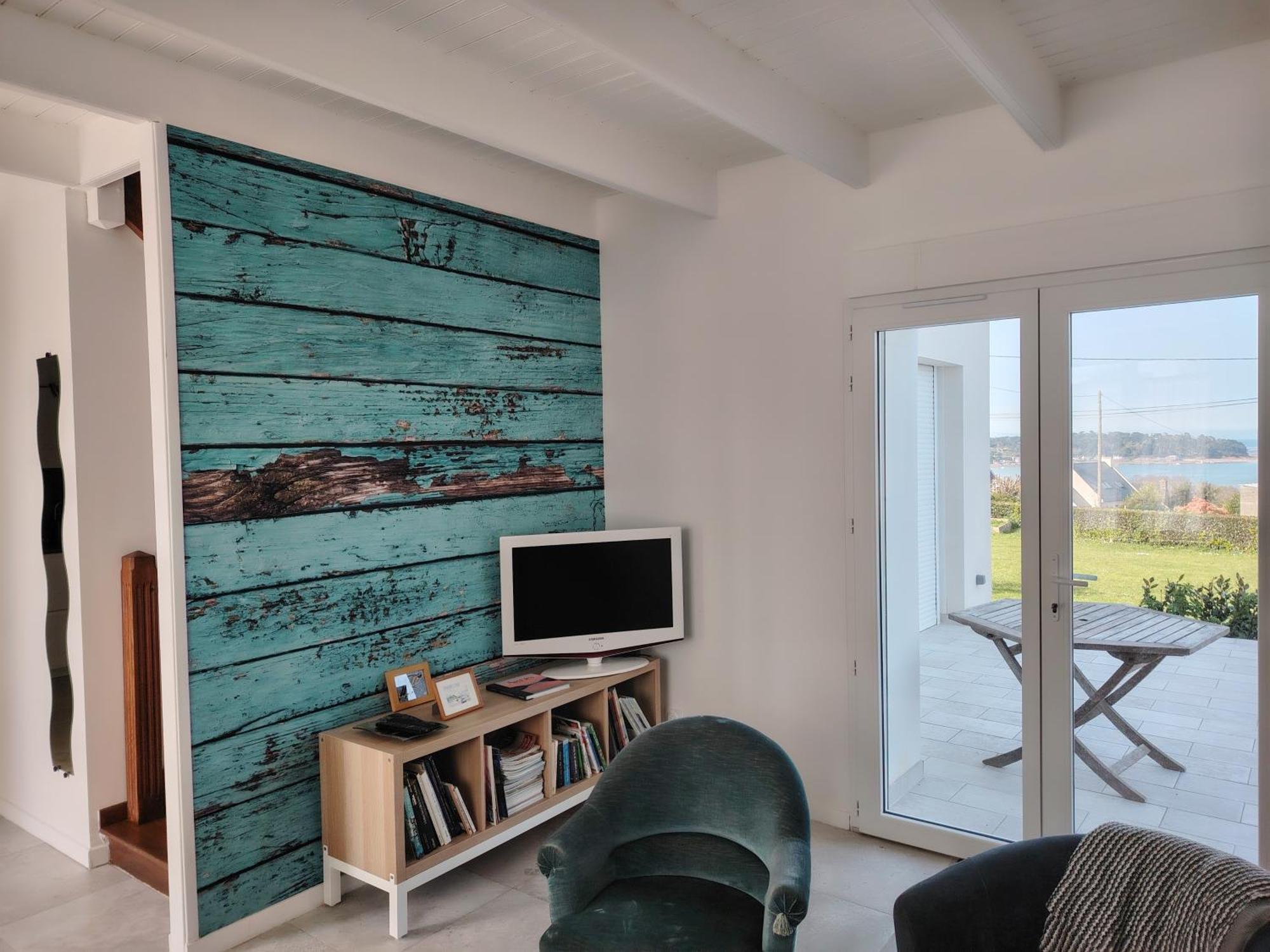 Maison Vue Sur Mer Avec Jardin Carantec Extérieur photo