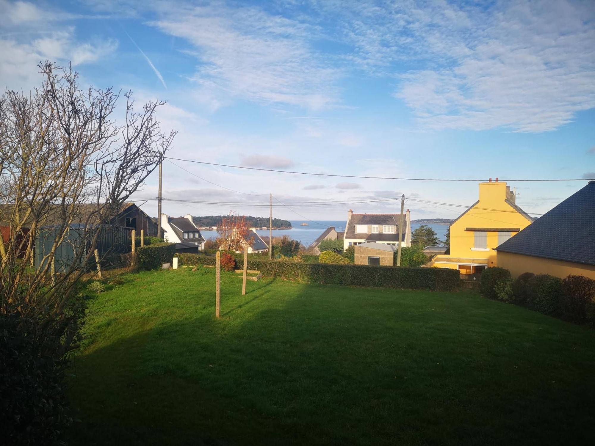 Maison Vue Sur Mer Avec Jardin Carantec Extérieur photo